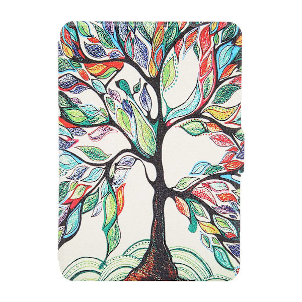 Ebook-läsare Skyddande PU-läderfodral för Kindle Paperwhite123 E-läsare (Love Tree)