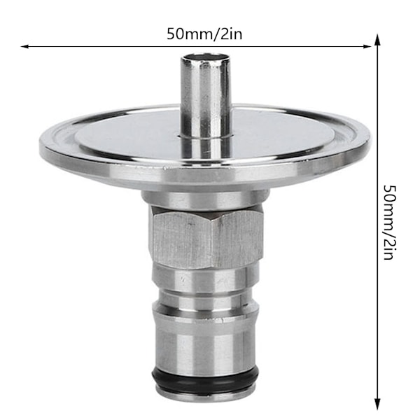 Tri Clamp Kulkoppling Adapter, SS304 Rostfritt Stål Erbjuder Pålitlig Konisk Jäsningstransfer