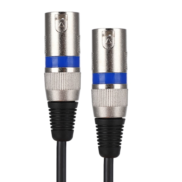 1,5M for RCA hann til XLR hann lydadapterkabel patchkabel dobbel rad PVC-ledning
