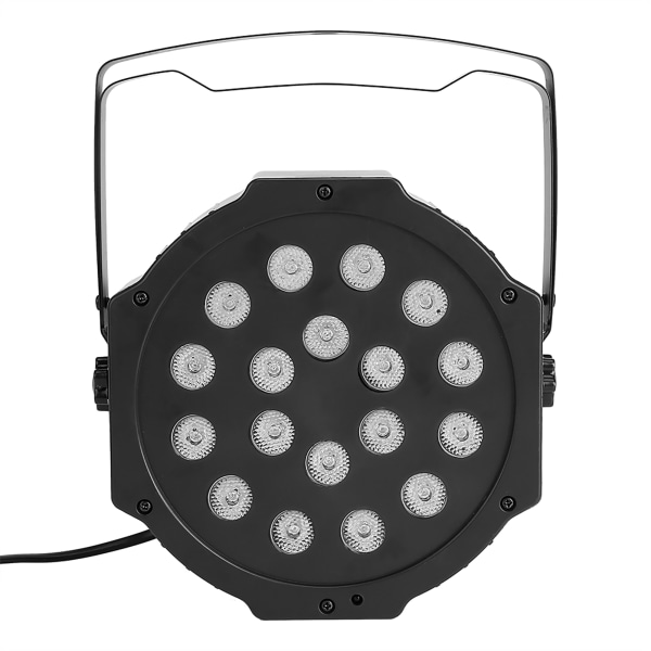18 LED Flat Par Lights RGB-lampa för klubb DJ-fest scen DMX512 C