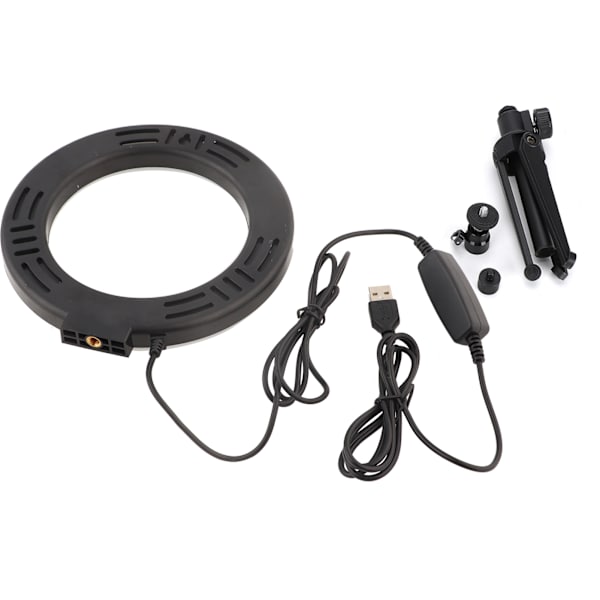 PULUZ PKT3032 Mobiltelefon Live Selfie Lampe 3 Farve Belysning Justerbar 40 LED Ring Fyldelys