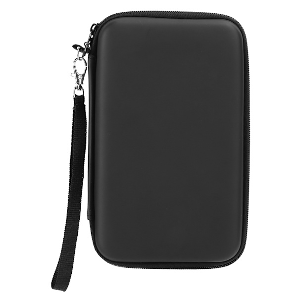 2 st Bärbar Förvaringsväska Bärväska EVA Skyddande Hårdväska för NDSILL/Nintendo 3DSXL Svart