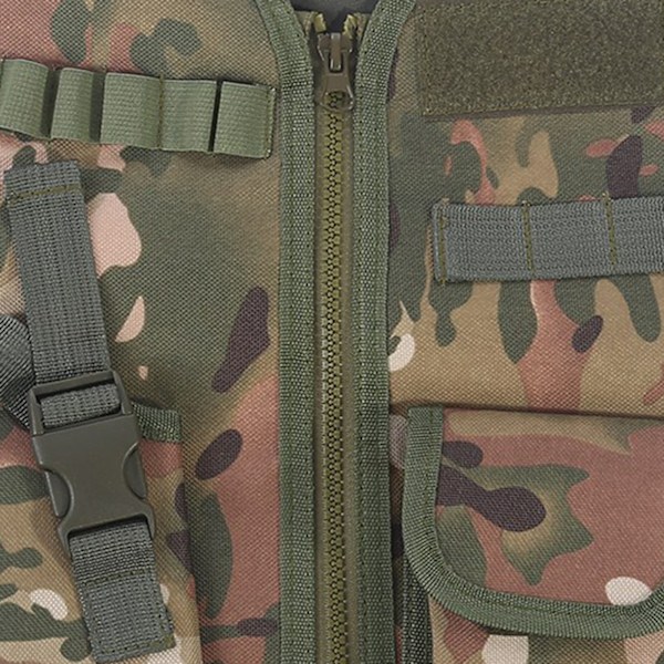 Børne camouflage vest med multi lomme til kamp udendørs jagt spil (CP camouflage S)