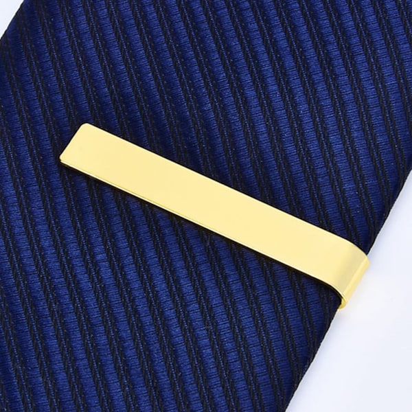4 st slips för män i koppar, elegant och elegant finish, 4 färger, slipsklämma för män