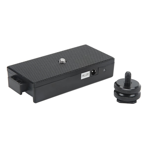 Batteriplate i plast, strømforsyningsplate for kamerabatteri, adapter med 2 DC 7,4V utgang for NPF-seriebatteri