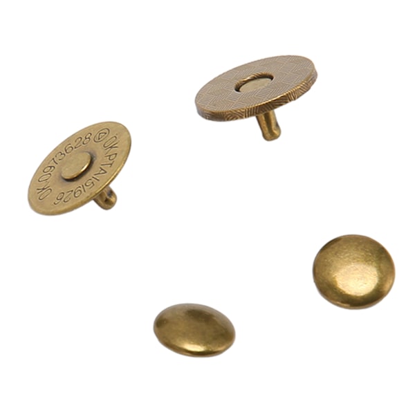 50 sæt magnetiske knaplåse 18x2mm tynde høj hårdhed legering magnetiske lukninger pung hardware til tøj