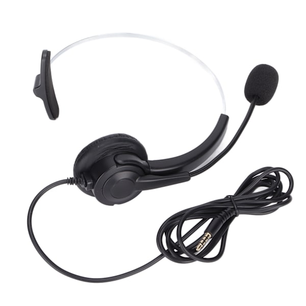 USB-headset 3,5 mm datamaskinhodetelefon med mikrofon støydemping for bærbar PC mobiltelefon