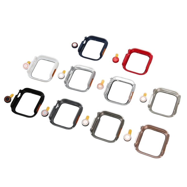 10 kpl IWatch-kuoren koteloa kova PC karkaistu lasi kello näytönsuoja kotelo SE(2022) 6 5 4 SE 40mm IOS-kellolle