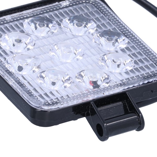 Bil arbejdslampe 9LEDs projektør 27W firkant IP67 aluminiumlegering PC til bil motorcykel offroad universel