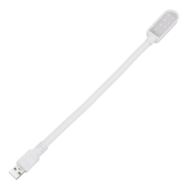 USB-driven nattlampa 8LED 360-graders böjbar lampa Originalitet Läslampa för hem vardagsrum
