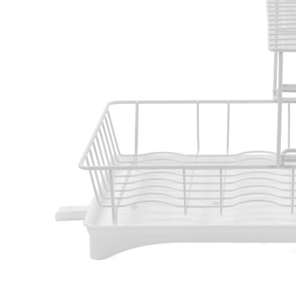 Modern Retro Design Diskställ, Diskställ med Stor Kapacitet, Elegant Och Funktionellt, Vit (Ultra Storlek)
