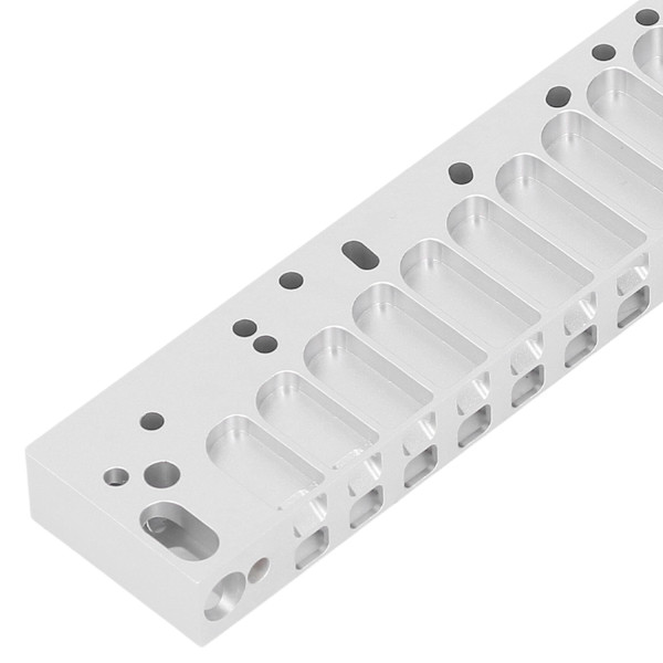 Harmonika kam del 12-hulls kromatisk skala kam frost sølv lett for HOHNER 270D