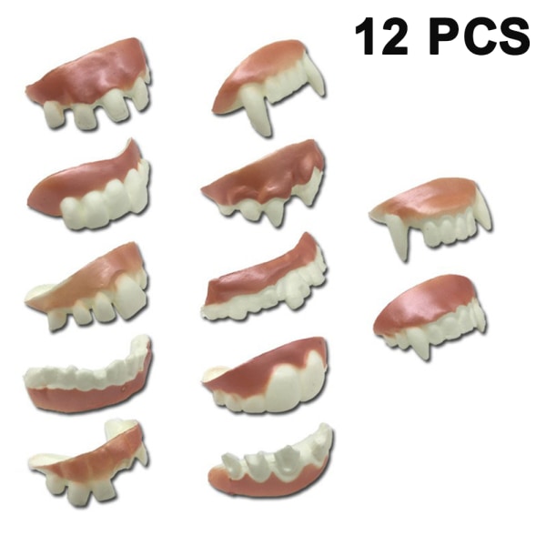 10/12 stycken Gnarly tänder Gag tänder