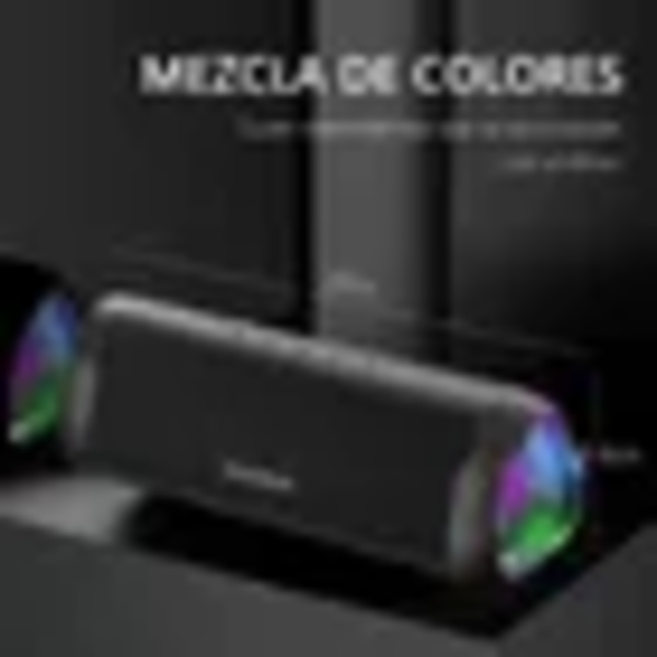 Bärbara laddningsbara Bluetooth-högtalare Rgb-lampor