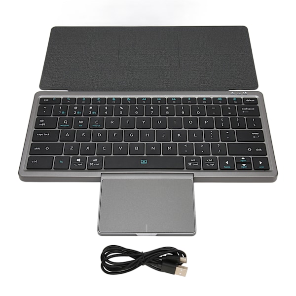 Tablet-tastaturvesker med styreflate, avtakbar samtidig driftsmodus, multifunksjonell nettbrettveske for Win XP, Win 7, 10, 11