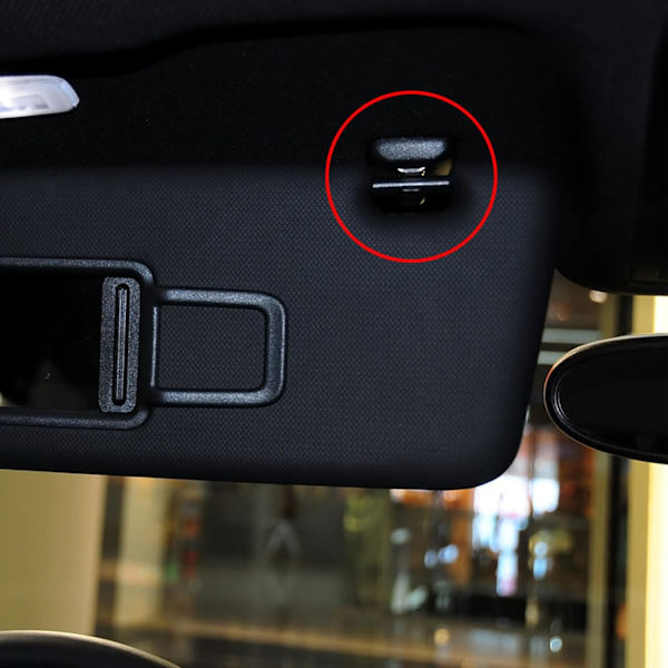 Solskærm klips makeup spejl lys skærm klips krog egnet til Audi A4L/A3/Q5/A6L/Q3/A5