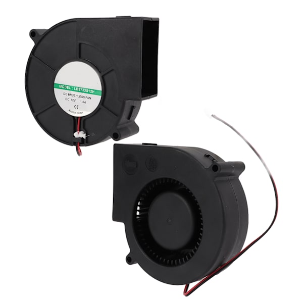 Lågbrusfläkt med hög hastighet och hög temperaturbeständighet Centrifugalfläkt DC12V 1A