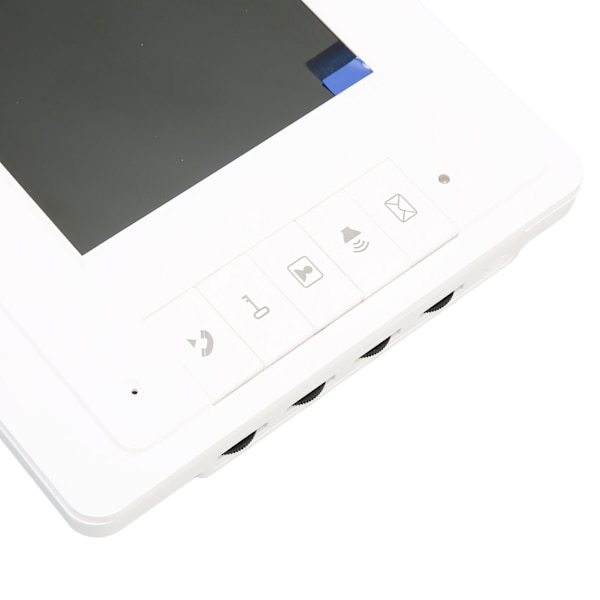 7in videodørtelefon dørklokke nattesyn HD LCD håndfri ledninger video dørtelefon skærm med kamera skærm 100‑240V EU stik
