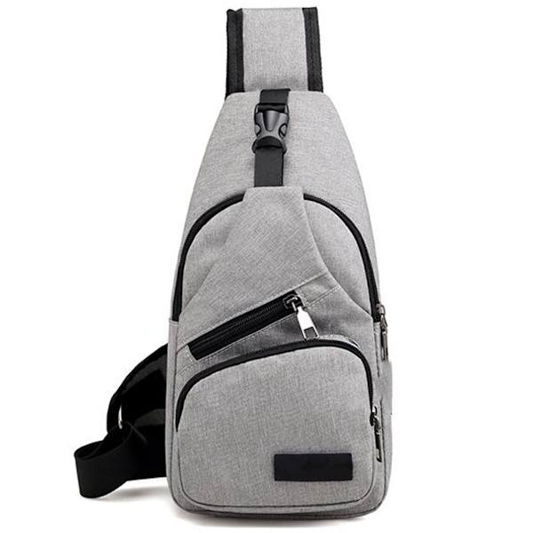 Sling Ryggsäck Multifunktionell Crossbody Väska Sling Väska Dagryggsäck Lätt En Rem Ryggsäck Sling Väska Ryggsäck för Vandring Promenader Cykling Resor