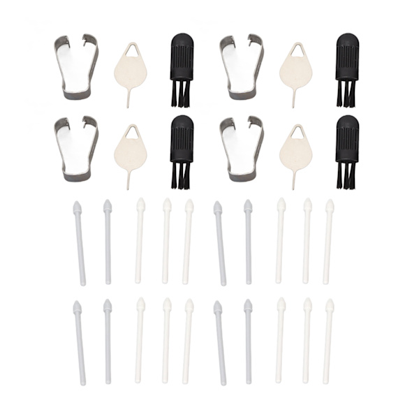 4 sæt udskiftning touch stylus spidser pen nibs til Samsung Galaxy S22 Ultra 5G udskiftning nib værktøjssæt hvid og grå