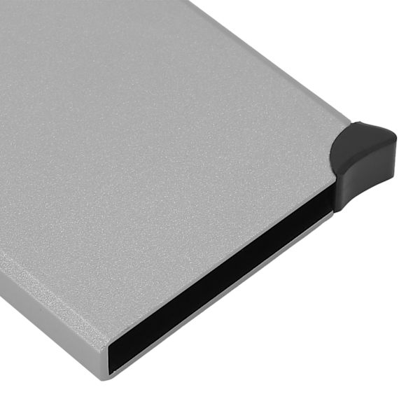 Visitkortshållare AntiTheft AntiMagnetic Popup Kreditkort Fodral Väska Organizer(Grå x55#)