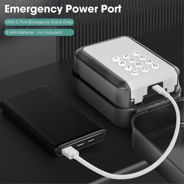 Smart nøgleboks Elektronisk Bluetooth-nøgleboks med APP-kontrol