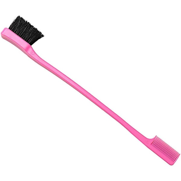 Borsthårborste och Edge Control-kam, Set för kvinnors stilfulla grooming - Hållbar och mångsidig