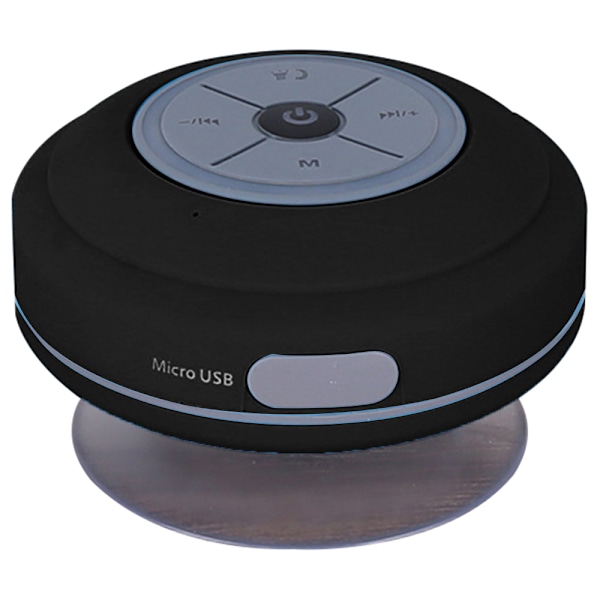 Vattentålig Bluetooth LED-duschhögtalare FM-radio TF-kort