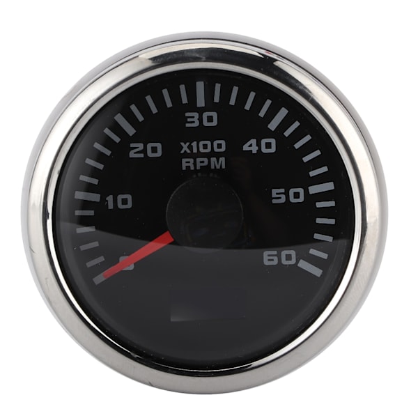 52mm/2in 6000RPM omdrejningstæller LCD til auto påhængsmotor konstruktionsmaskiner motorcykel