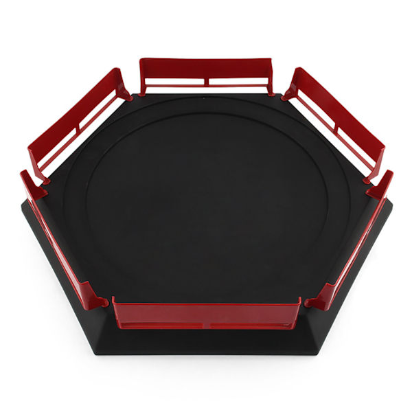 Burst Battle Top Arena - Irrotettava paksuuntunut taisteluareena räjähtäville taisteluhuipuille, lelu, musta, 215 g/7,6 unssia