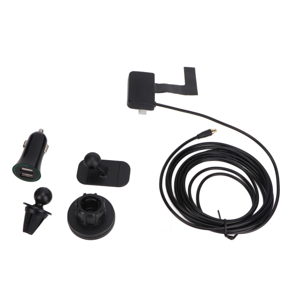 Bil Bluetooth Digital Modtager DAB DAB+ FM Bluetooth Håndfri 2.4 tommer Farve LCD Display 3.5mm Jack Digital Bilradio