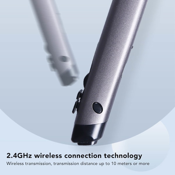 Trådløs muspenn 2.4G Bluetooth optisk lommepennmus med stylusfunksjon for bærbar PC nettbrett smarttelefon