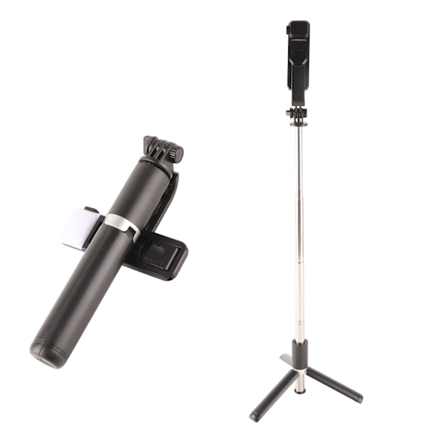 6 i 1 trådløs Bluetooth Selfie Stick justerbar roterbar telefonholder håndholdt Selfie Stick Stabilisator