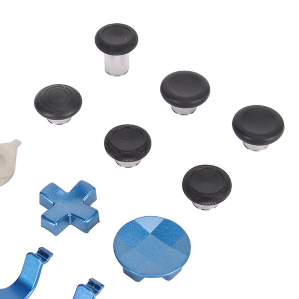 Udskiftning af Tommelfingerpinde Kit Følsomme Magnetiske Metal Tommelfingerpinde til Xbox One Elite Series 2 Blå