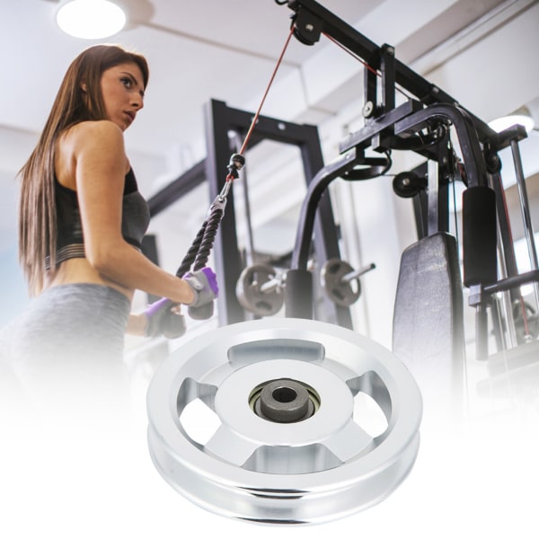 Aluminiumlegering Fitness Remskiva Hem Gym Tillbehör Träning Styrketräning Tillbehör 115mm