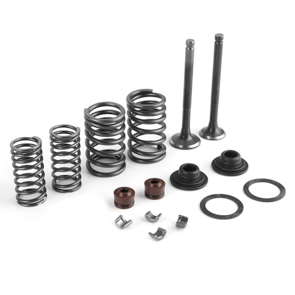 16 kpl moottorin venttiilin jousipaketti, metalli kiillotus, sopii GY6 50 60 80 100 125 150CC