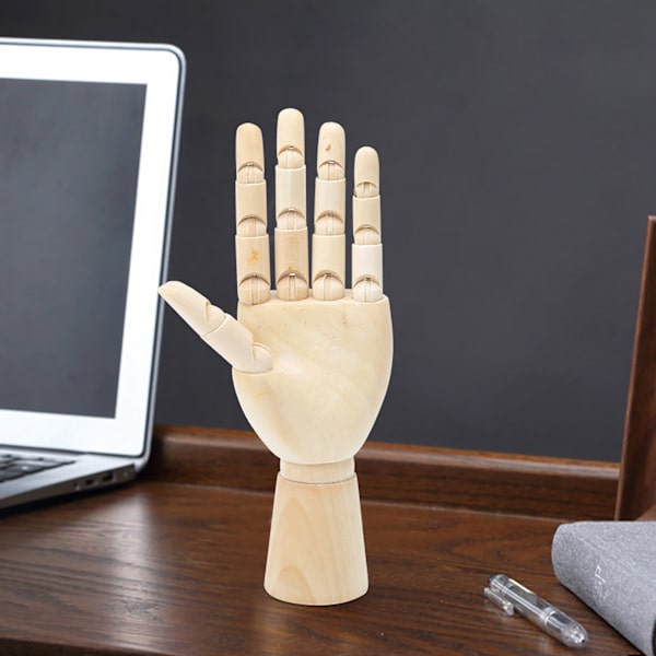 Hemmakontor skrivbordsdekoration ledad vänster handmodell kropp konstnärsmodell skulptur skyltdocka dekoration