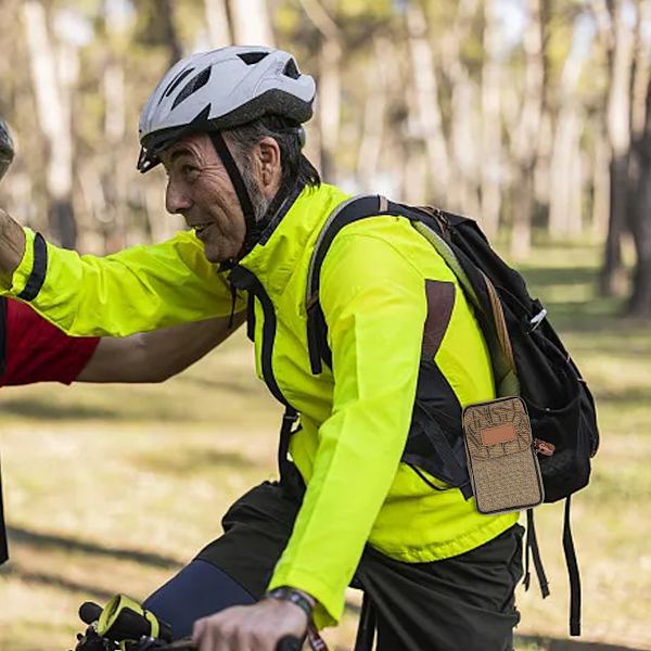 Miesten matkapuhelinlaukku monitoiminen vyölaukku matkapuhelinkotelo Fanny pack lompakko