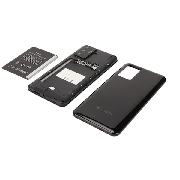 S21 Ultra -matkapuhelimet 5,0 tuumaa Android 11.0:lle 2,4G 5G kaksoisnäyttö WiFi 2GB 16GB etukamera 5MP takakamera 8MP 100-240V musta