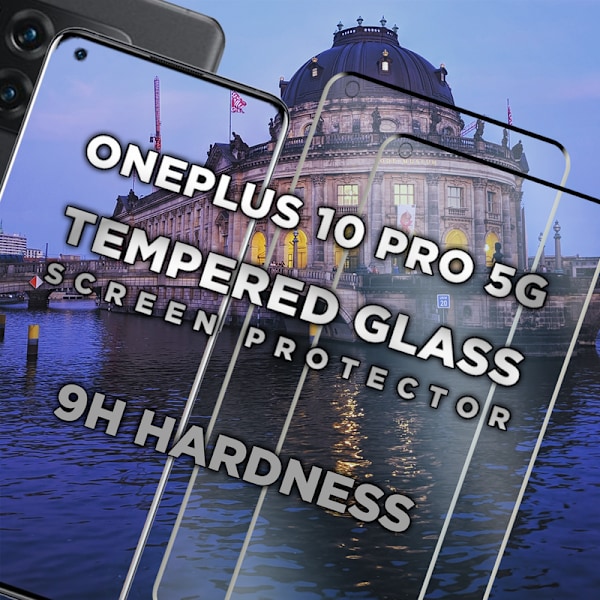 Super kvalitet 3D Skärmskydd, Härdat Glas 9H, OnePlus 10 Pro 5G