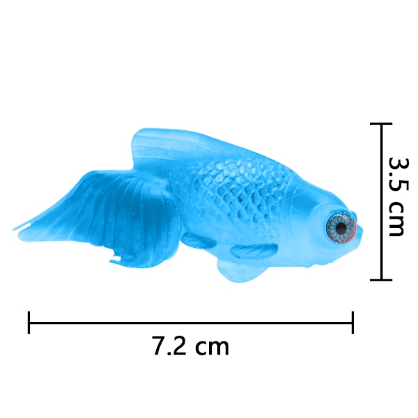 Silikon kunstig fisk akvarium dekorasjon høy simulering naturtro flytende falsk betta fisk tank ornament