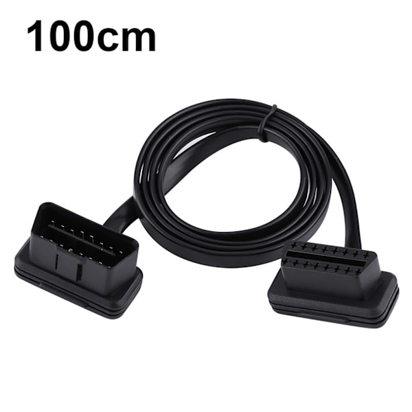 Bil Auto 16 Pin Hane till Hona OBD2 Förlängningskabel Diagnostisk Adapter 100cm/39inch Längd