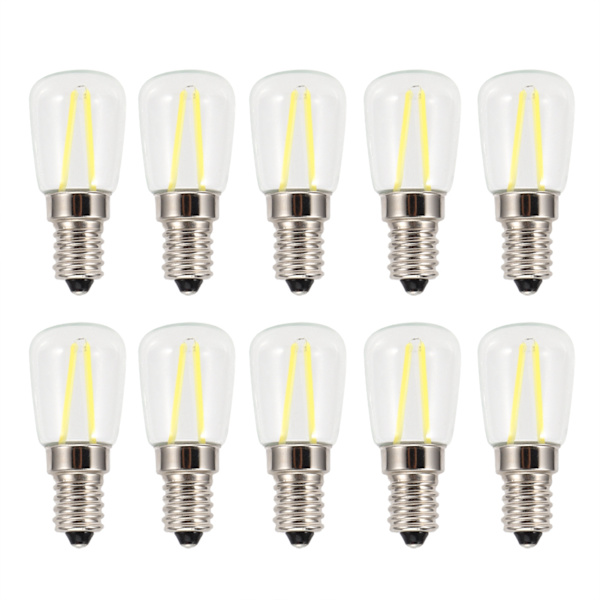 10 stk. Mini dimbar E14 LED-pære 1,5W AC 110V for lysekrone