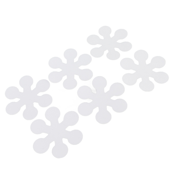 20 st badkarsdekaler transparent snöblomma form halkfri självhäftande badkarsdekaler för badrum pool