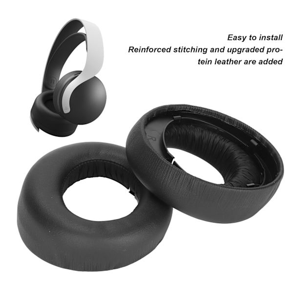 Kuulokkeiden korvatyynyt Pehmeät, joustavat, äänieristetyt korvapehmusteet PS5 Wireless PULSE 3D -kuulokkeisiin