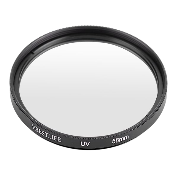 VBESTLIFE Universal Ultra Slim UV-filter Objektivbeskyttende filtre til DSLR-kameraer 58mm
