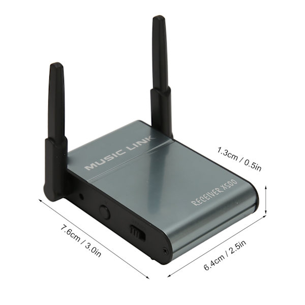 Bluetooth 5.0 modtager HIFI lydmusikmodtager 600mAh Bluetooth AUX-adapter til bilcomputer