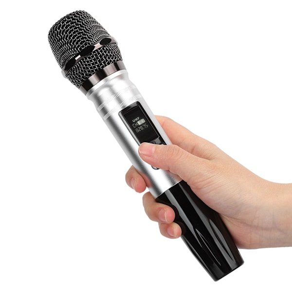 K8 Trådlös Mikrofon Karaoke Vardagsrum TV Mobiltelefon Metallmikrofon Bluetooth Optisk Fiber Ljudkort 110-240VAU-kontakt