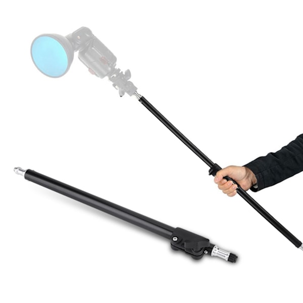 Fotostudio 45-74 cm justerbar förlängningsstång för ljusmikrofonarmstativ