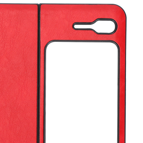 Mobilt läderfodral AntiScratch telefonskyddsskal för Samsung Galaxy Z Fold 1 W20 (röd)
